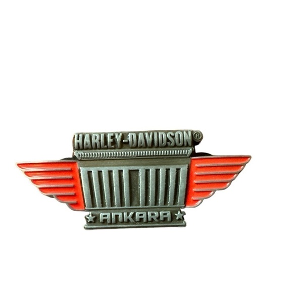 Harley Davidson Ankara 2013 Small Biker Motorcycle Thick Pin - Picture 1 of 4